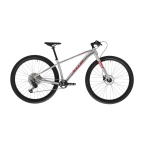 Amulet Youngster 1.11 SH 29'' Bike, alu brushed transparent/red