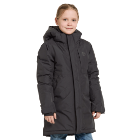 Didriksons Porfyr Kids' Parka, Black