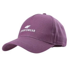 4F ACABU266 Unisex Cap, Burgundy