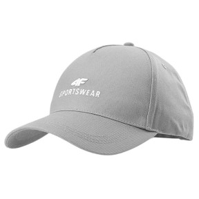 4F ACABU266 Unisex Cap, Grey