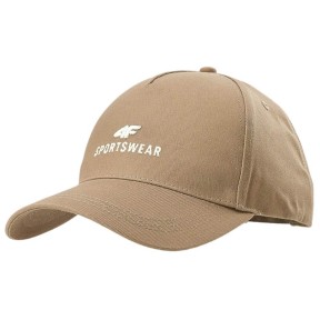 4F ACABU266 Unisex Cap, Light Brown