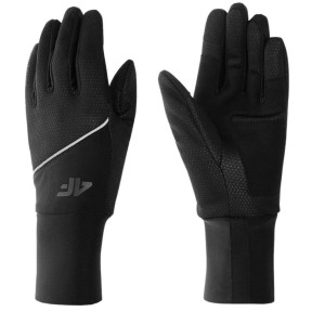 4F AFGLU142 Touch Screen Gloves, Black