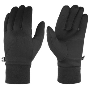 4F AGLOU053 Unisex Touch Screen Knitted Gloves, Black