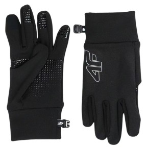 4F AGLOU068 Kids Gloves, Black