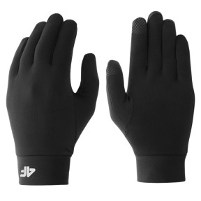 4F AGLOU086 Touch Screen Gloves, Black