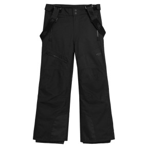 4F JSPMN002 Boy's Ski Pants, deep black, jspmn002 20s