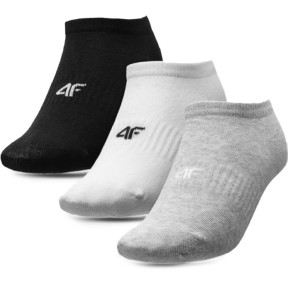 4F Boys Casual Ankle Socks (3-Pack), Multicolour 3