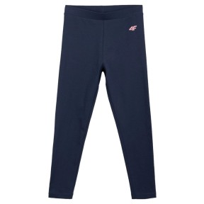 4F JLEG001A Girls Leggings, Navy