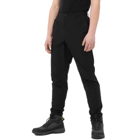 4F M092 Men's 4Way Stretch Trekking Trousers, Deep Black