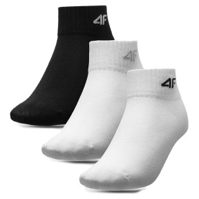 4F M104 Boys Casual Crew Socks (3-Pack), Multicolour 2