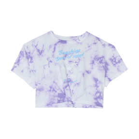 4F Girl's T-Shirt With Print, multicolour