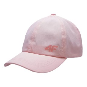 4F Snapback Girls Cap, Powder Pink