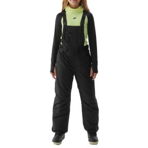 4F TFTRF354 Girls Ski Bib Trousers, Black