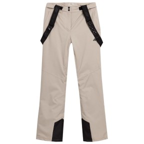 4F TFTRF400 Women's Ski Bib Trousers, Light Brown