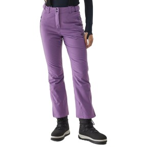 4F TFTRF419 Women's Ski Bib Trousers, Dark Violet