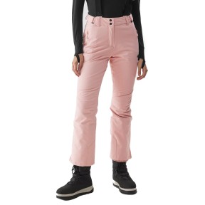 4F TFTRF419 Women's Ski Bib Trousers, Light Pink