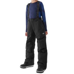 4F TFTRM656 Boy's Ski Pants, Black