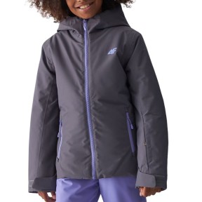 4F TTJAF541 Girls Ski Jacket, Grey