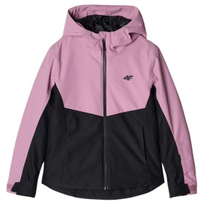 4F TTJAF542 Girls Ski Jacket, Pink/Black