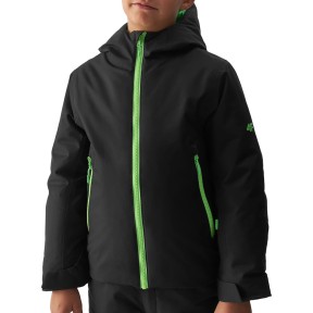 4F TTJAM297 Boys Ski Jacket, Black