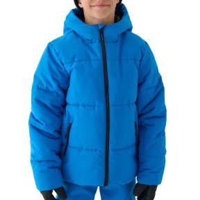 4F TTJAM534 Boy's Technical Ski Jacket, Blue