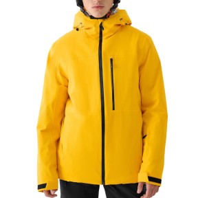 4F TTJAM574 Men's Technical Ski Jacket, Yellow