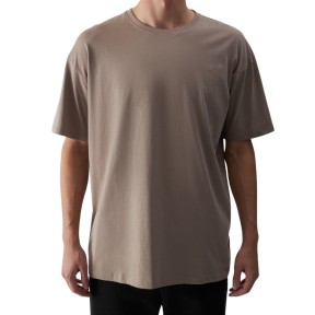 4F TTSHU1657 Men's T-Shirt, Light Brown