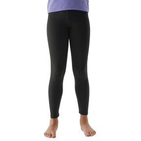 4F UBRUF041 Girls Baselayer Pants, Black