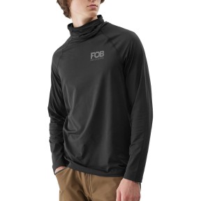 4F UBRUM038 Men's Fleece Top, Black