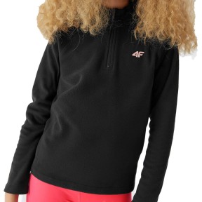 4F UFLEF033 Girls Thermo-Active Fleece, Black