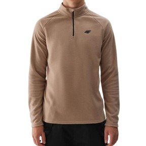 4F UFLEM044 Men's Fleece, Brown