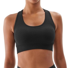 4F USBAF141 Women's Sports Bra, Black