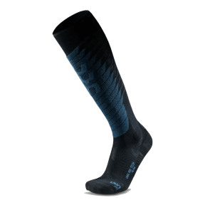 UYN One Biotech Men's Ski Socks, Black/Blue