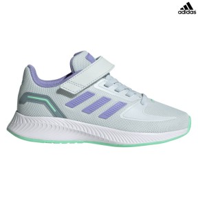 adidas Runfalcon 2.0 EL Kids Shoes, Blue Tint/Purple/Mint