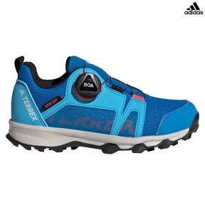 adidas Terrex Agravic Boa RAIN.RDY Kids Hiking Shoes, Sky Blue