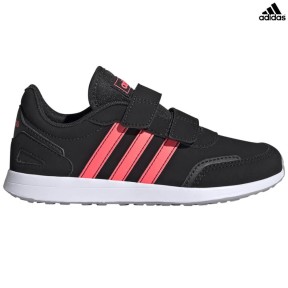 adidas VS Switch 3 C Kids Shoes, Black/pink, FW3982