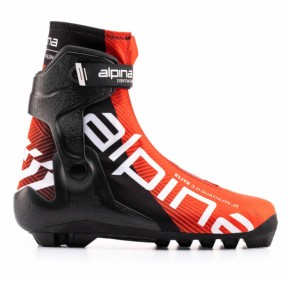 Alpina E30 SK JR Kids Boots, Red/Black/White