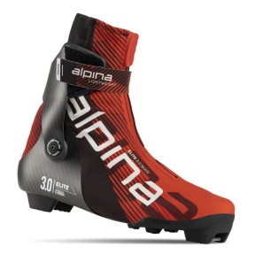 Alpina Elite 3.0 Skate Boots, Red/Black