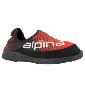 Alpina Elite OS Overshoes, Red/Black/White