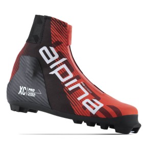 Alpina Pro Classic Ski Boots, Red/Black