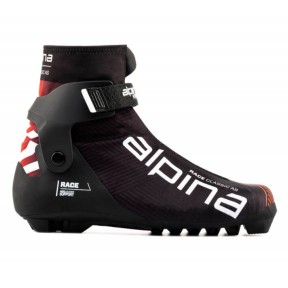 Alpina Race CL AS Classic Boots, Black/Red/White