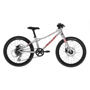 Amulet Youngster SH 20'' Bike, alu brushed transparent/red