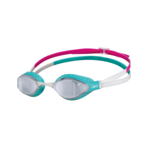 Arena Air Speed Mirror Googles, silver/turquoise multi