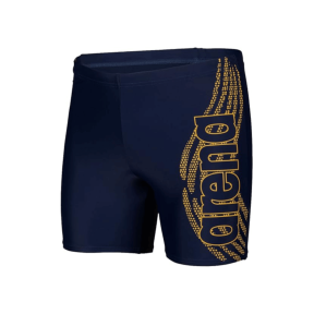 Arena Graphic Mid Men's Swim Jammer, navy/yellow