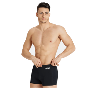 Arena Men's Team Swim Short Solid, black/white