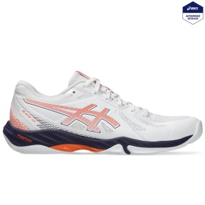 Asics Blade FF Men's Indoor Shoes, White/Nova Orange