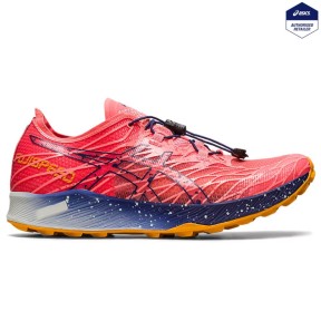 Asics Fujispeed Women's Shoes, Papaya/Indigo Blue