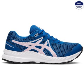 Asics Gel-Contend 7 GS Kid's Shoes, Lake Drive/Barely Rose