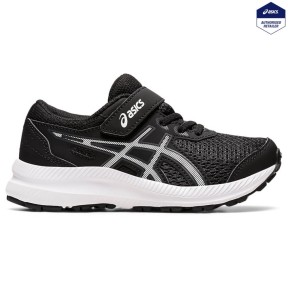 Asics Gel-Contend 8 PS Kid's Shoes, Black/White