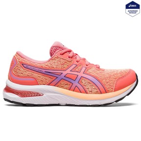 Asics Gel-Cumulus 24 GS Kids Shoes, Papaya/Dusty Purple